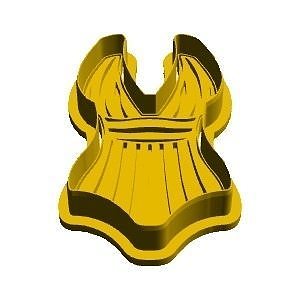 Swimwear Cookie Cutter 3D model