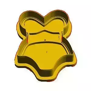Swimwear Cookie Cutter 3D model
