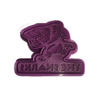 Sharks cookie cutter 3D model