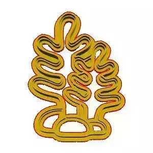 Sea Grass Cookie Cutter