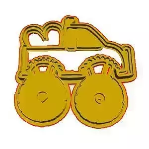 Monster Truck Cookie Cutter