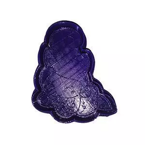 Mermaid Cookie Cutter 3D model_0