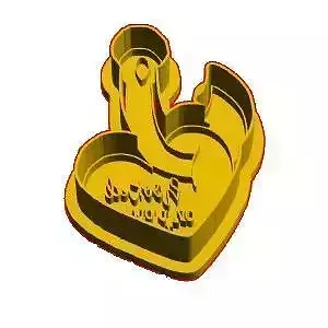 Love cookie cutter