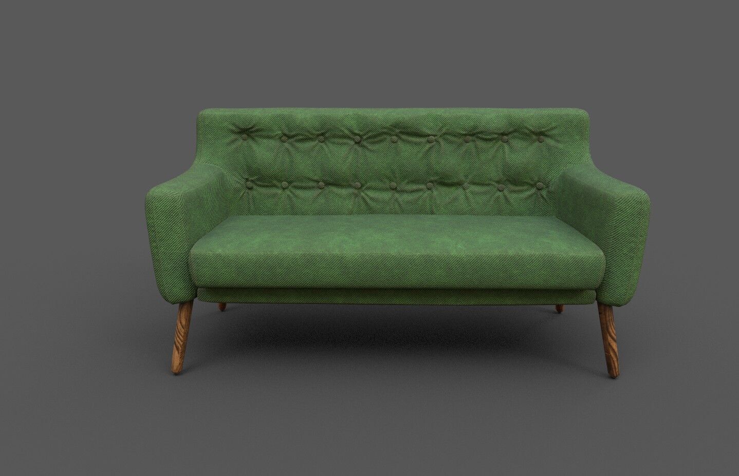 Courch-Sofa  Furniture Low-poly 3D model_32