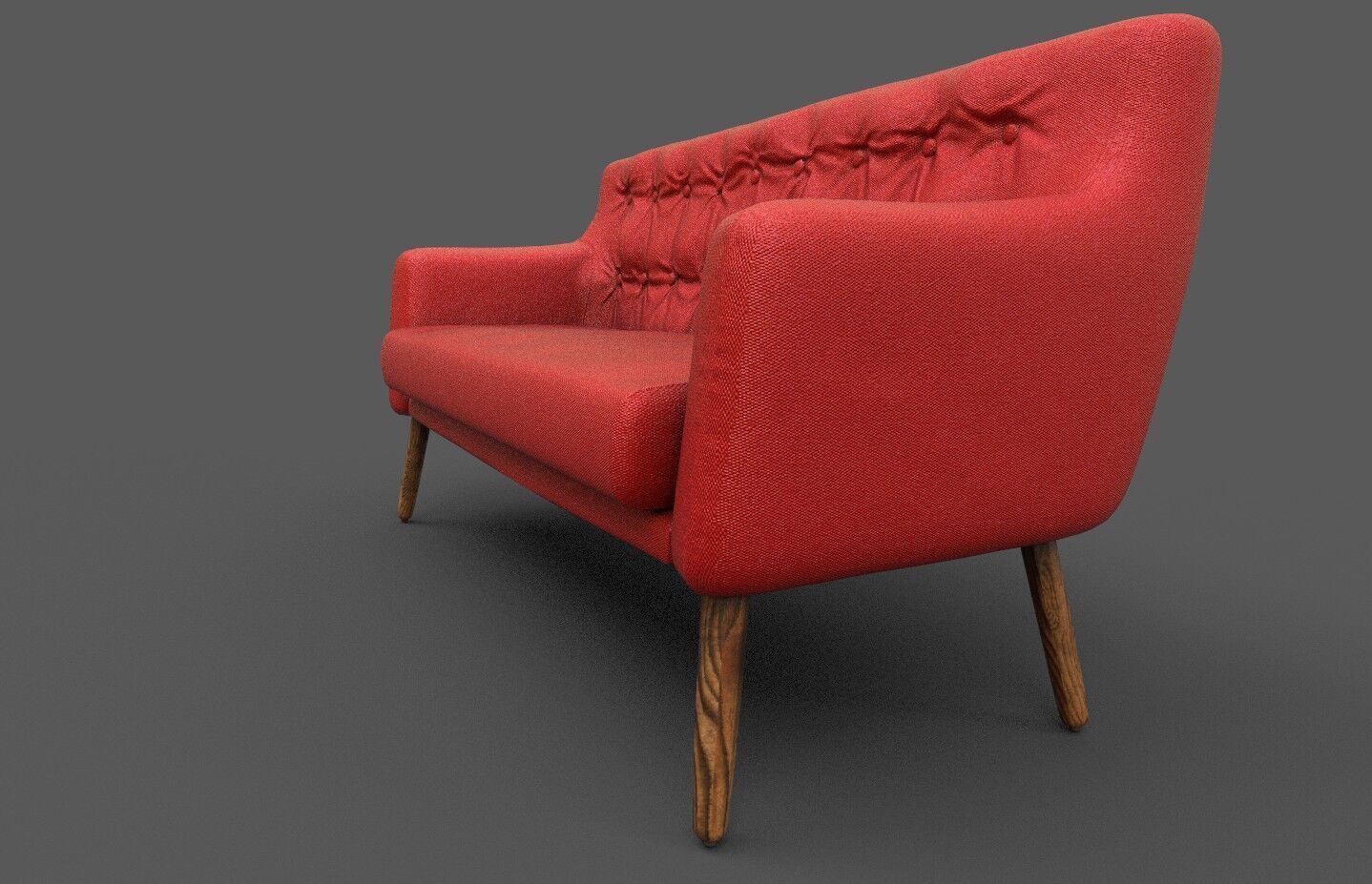 Courch-Sofa  Furniture Low-poly 3D model_38