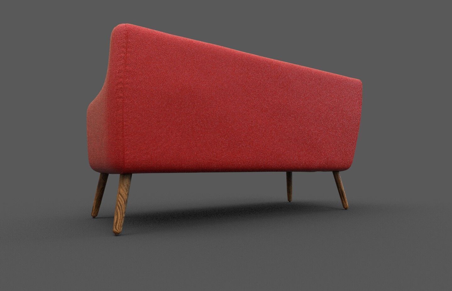 Courch-Sofa  Furniture Low-poly 3D model_39