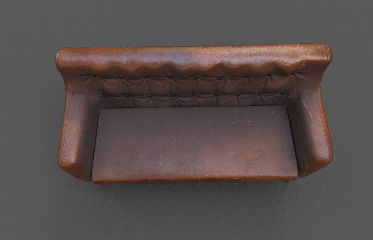 Courch-Sofa  Furniture Low-poly 3D model_10