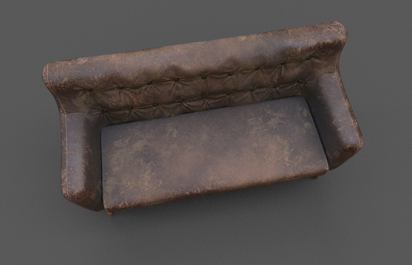 Courch-Sofa  Furniture Low-poly 3D model_15