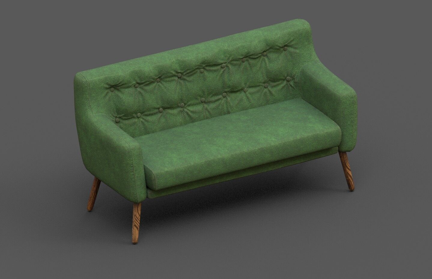 Courch-Sofa  Furniture Low-poly 3D model_31
