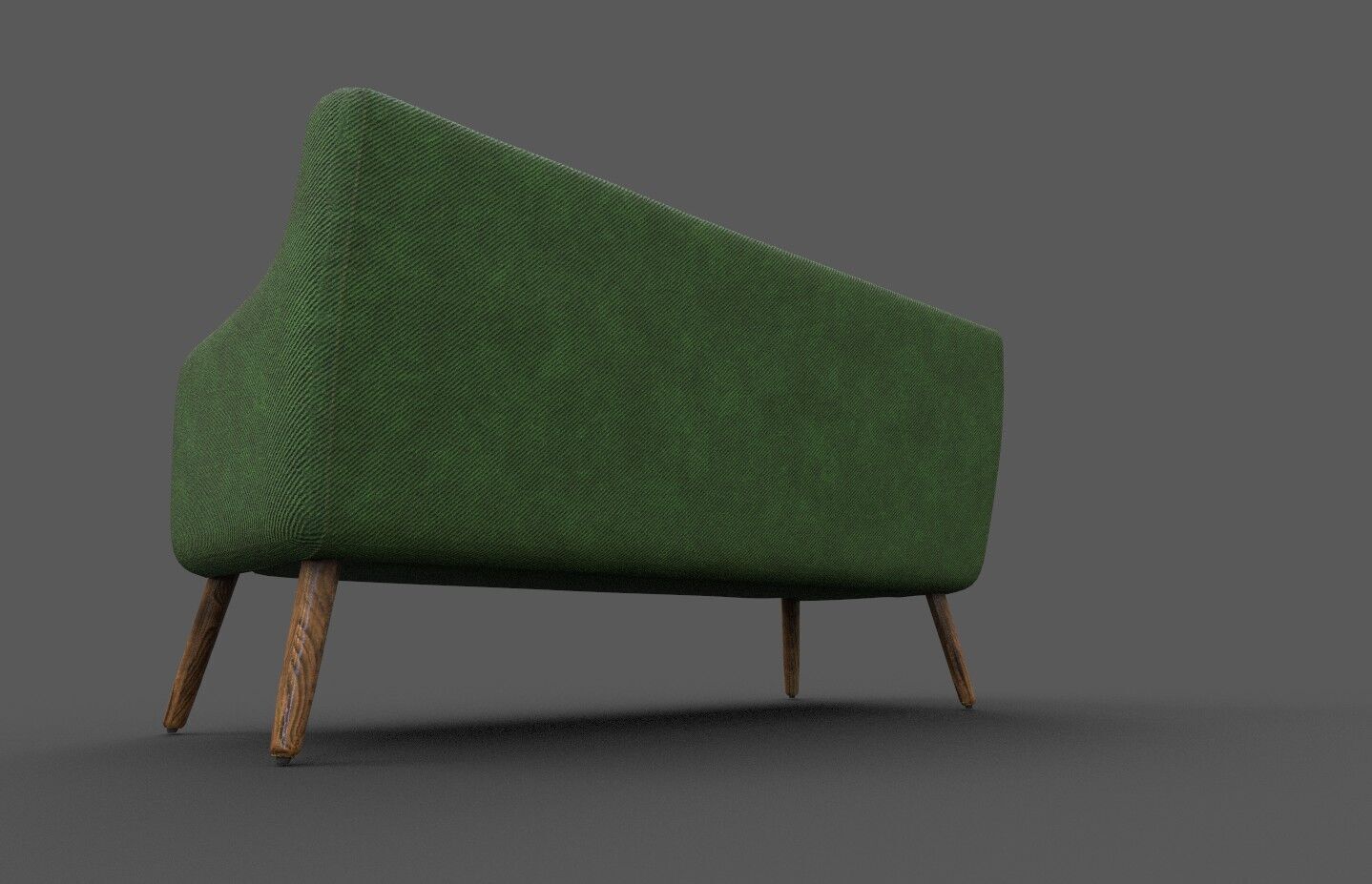 Courch-Sofa  Furniture Low-poly 3D model_34