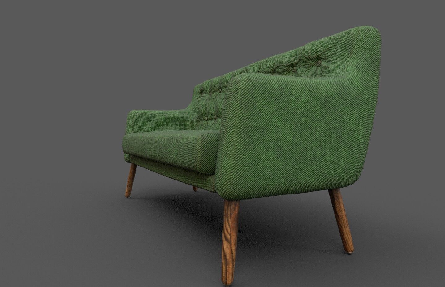 Courch-Sofa  Furniture Low-poly 3D model_33