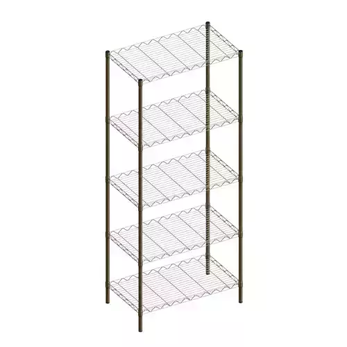 Pipe Stainless Steel Shelving 