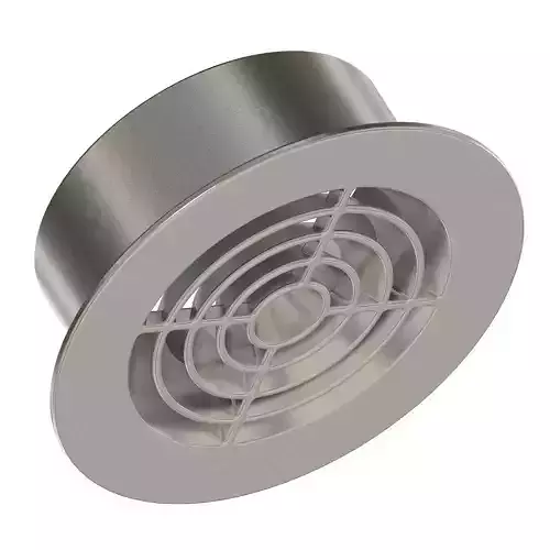 Round Air Conditioning Vent 3D print model