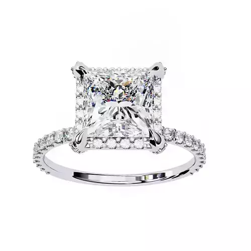 PRINCESS DIAMOND RING -CAD-161