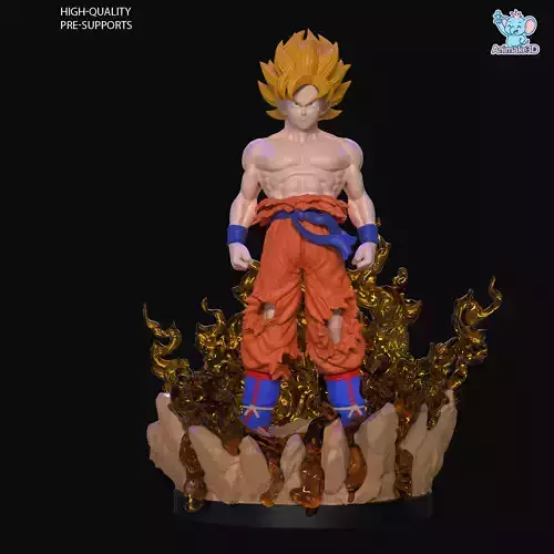 Super Saiyan - Goku 3D print model