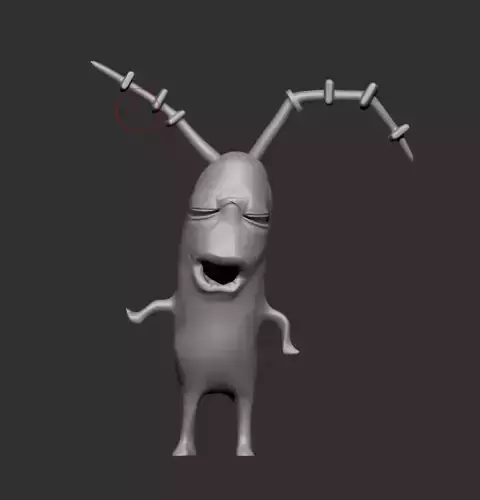 Plankton meme 3D print model