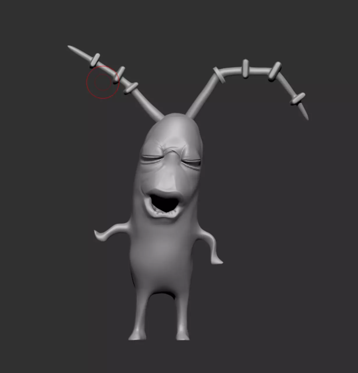 Plankton meme 3D print model_0