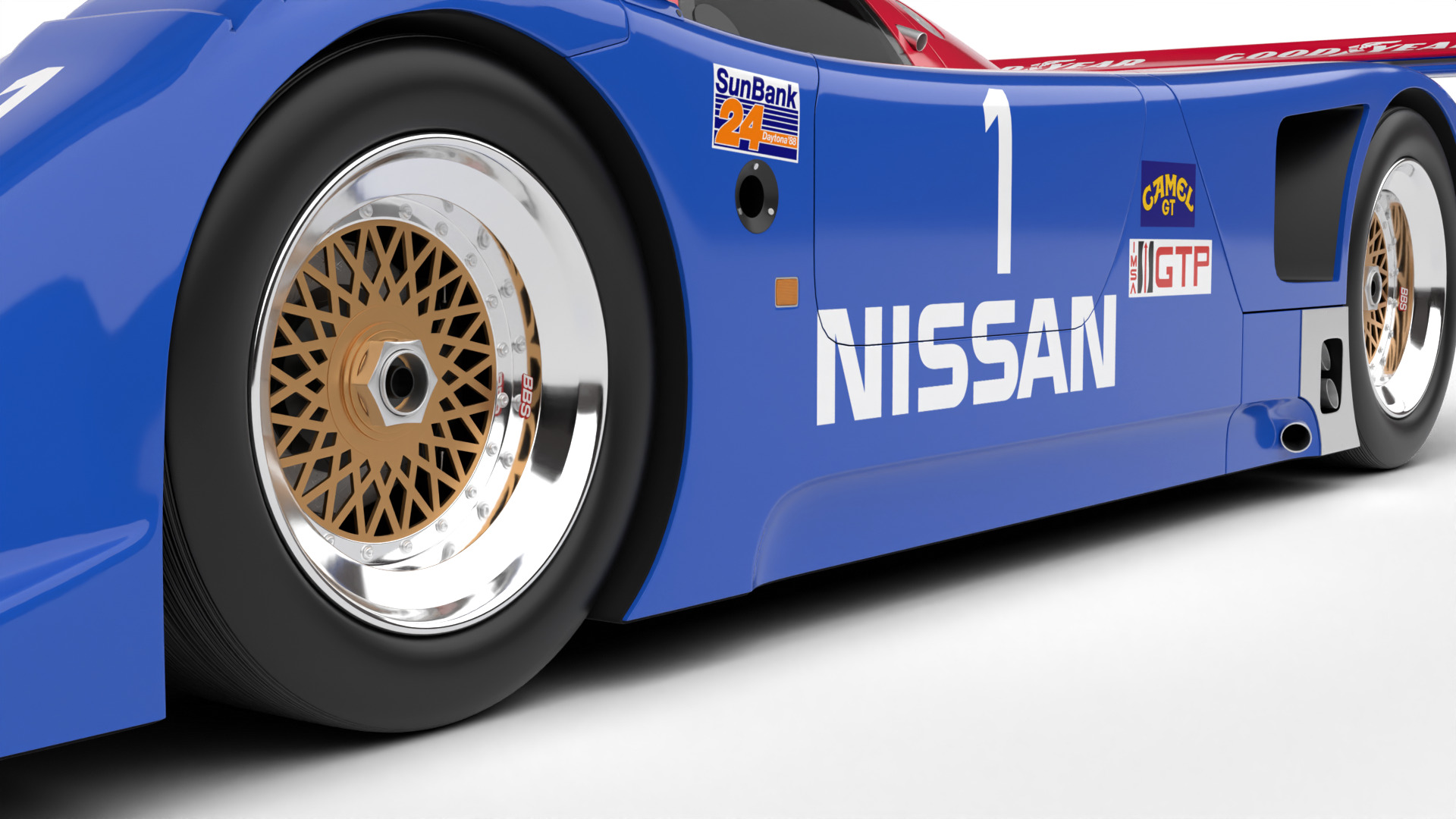 Nissan R90CK Le Mans Racing 1990 3d model 3D model_14