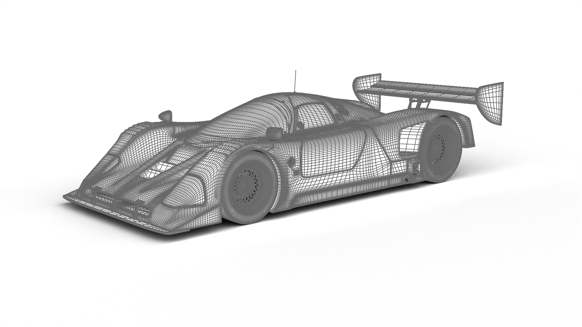 Nissan R90CK Le Mans Racing 1990 3d model 3D model_25