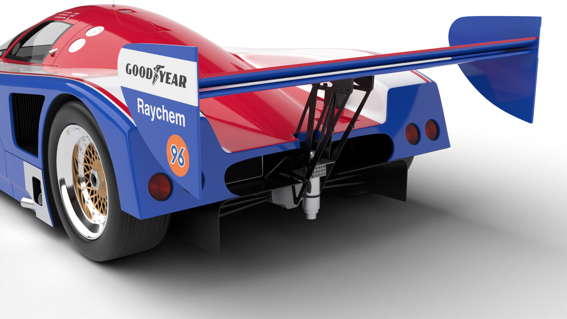 Nissan R90CK Le Mans Racing 1990 3d model 3D model_13