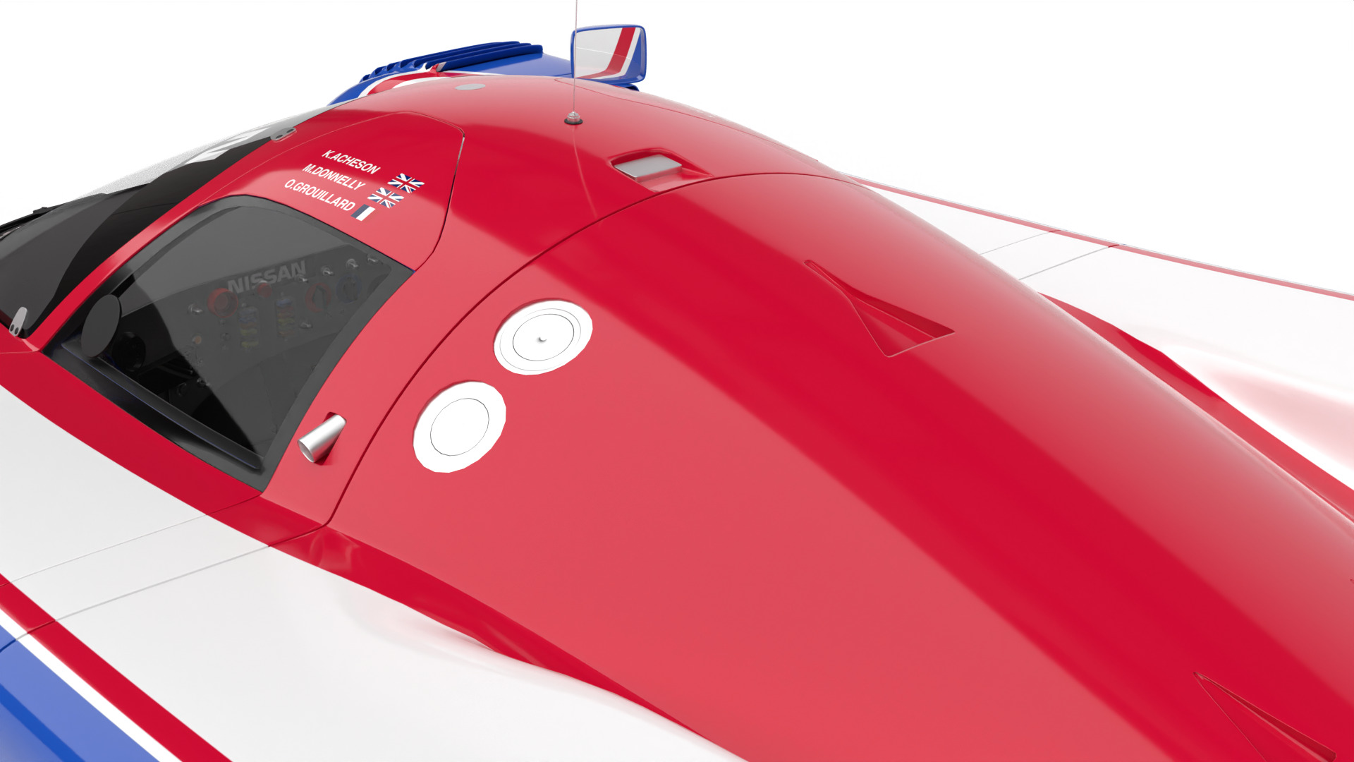 Nissan R90CK Le Mans Racing 1990 3d model 3D model_15