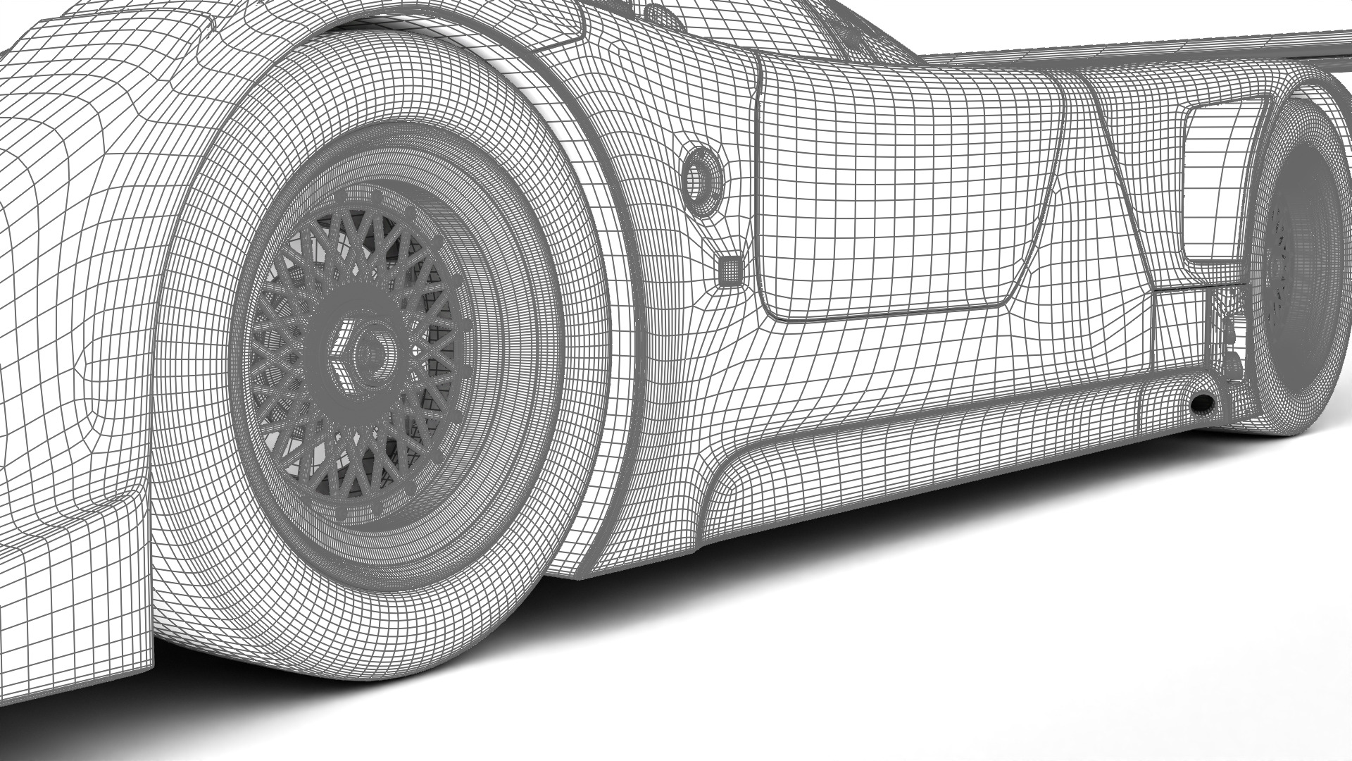 Nissan R90CK Le Mans Racing 1990 3d model 3D model_38