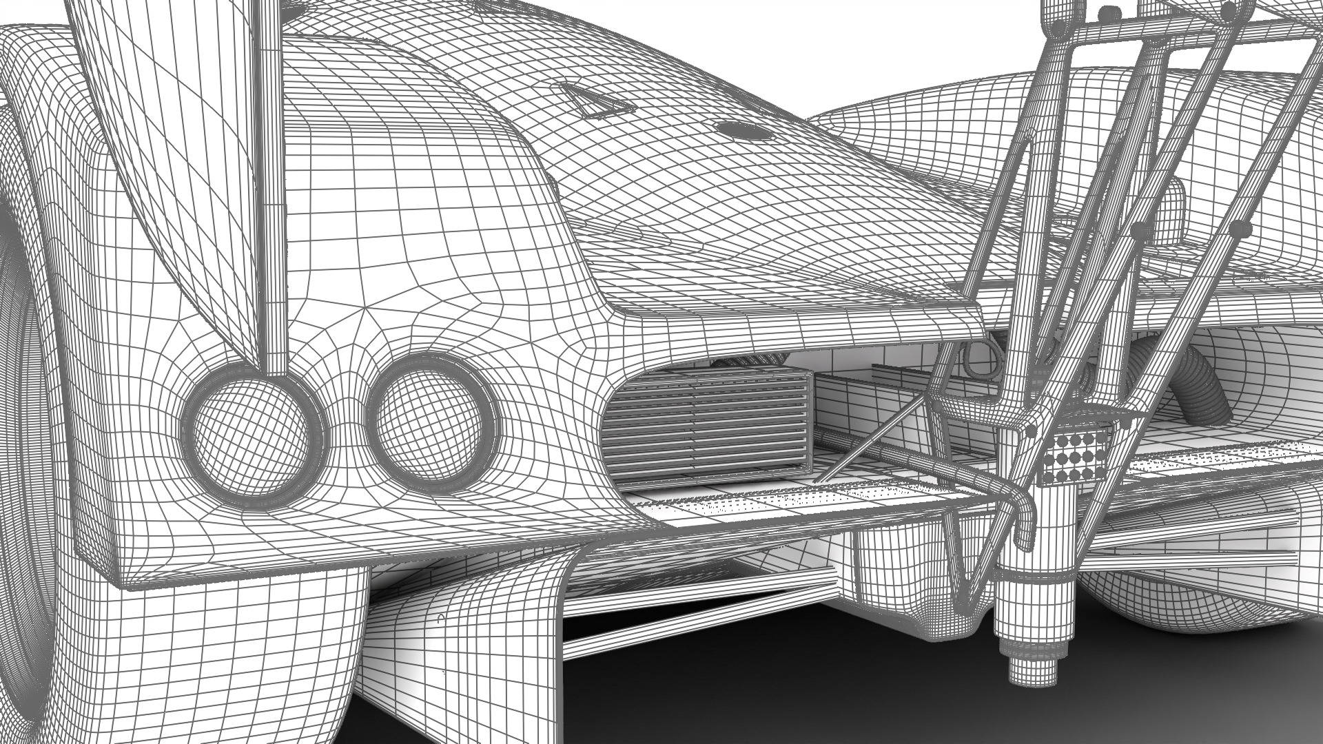 Nissan R90CK Le Mans Racing 1990 3d model 3D model_48