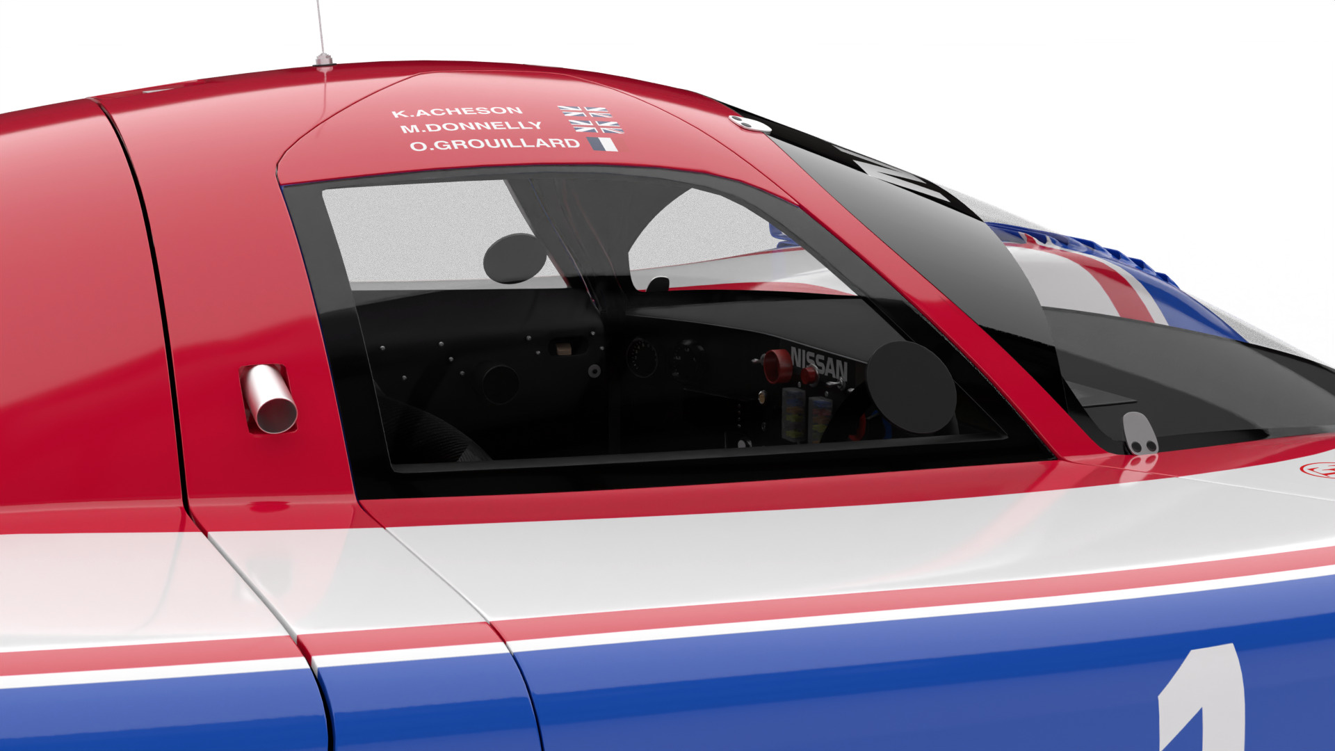 Nissan R90CK Le Mans Racing 1990 3d model 3D model_11