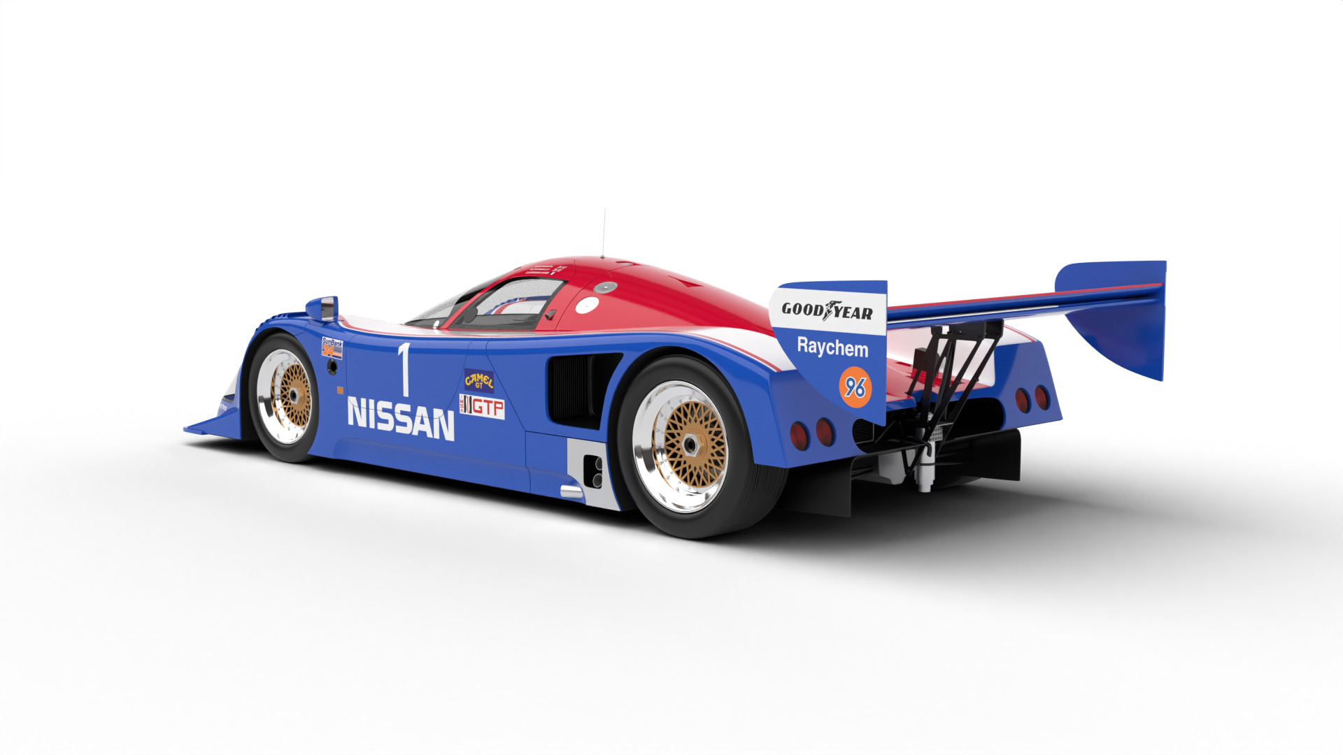 Nissan R90CK Le Mans Racing 1990 3d model 3D model_1