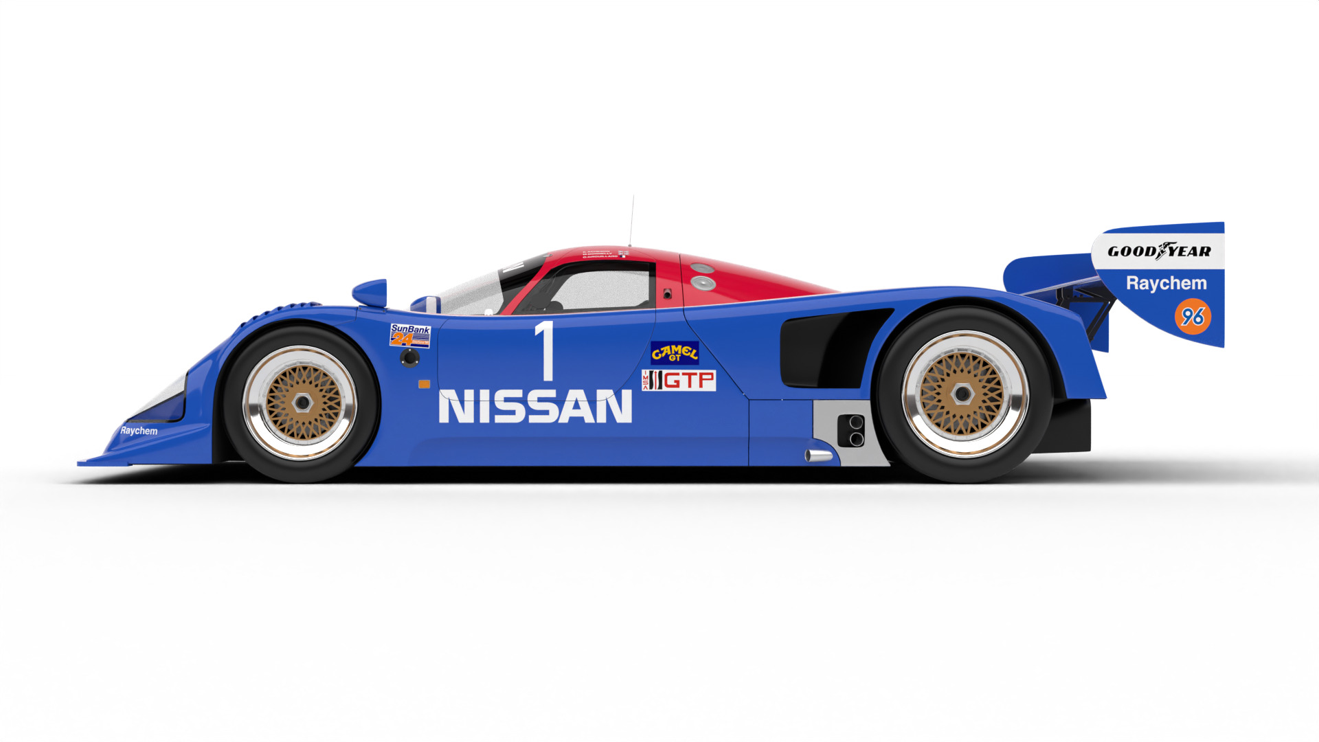 Nissan R90CK Le Mans Racing 1990 3d model 3D model_4