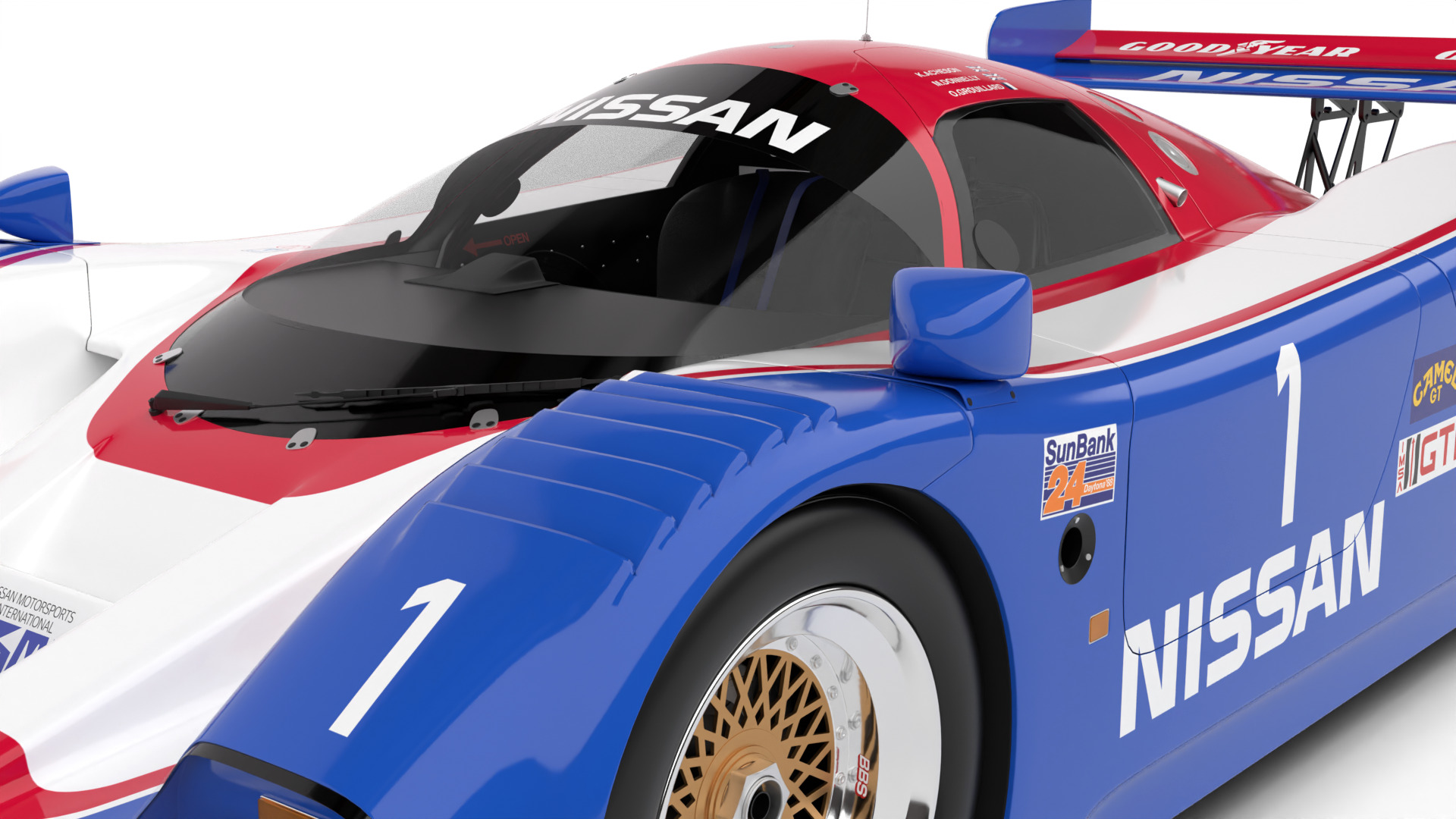Nissan R90CK Le Mans Racing 1990 3d model 3D model_21