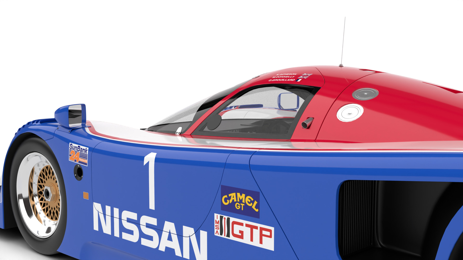 Nissan R90CK Le Mans Racing 1990 3d model 3D model_16