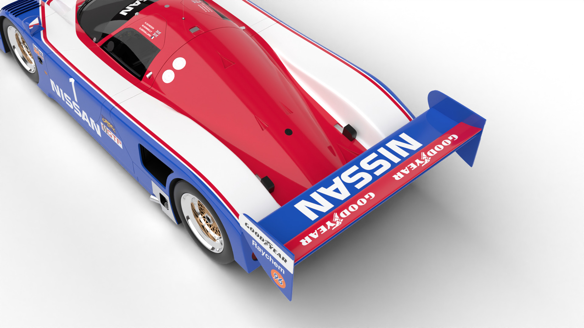 Nissan R90CK Le Mans Racing 1990 3d model 3D model_10