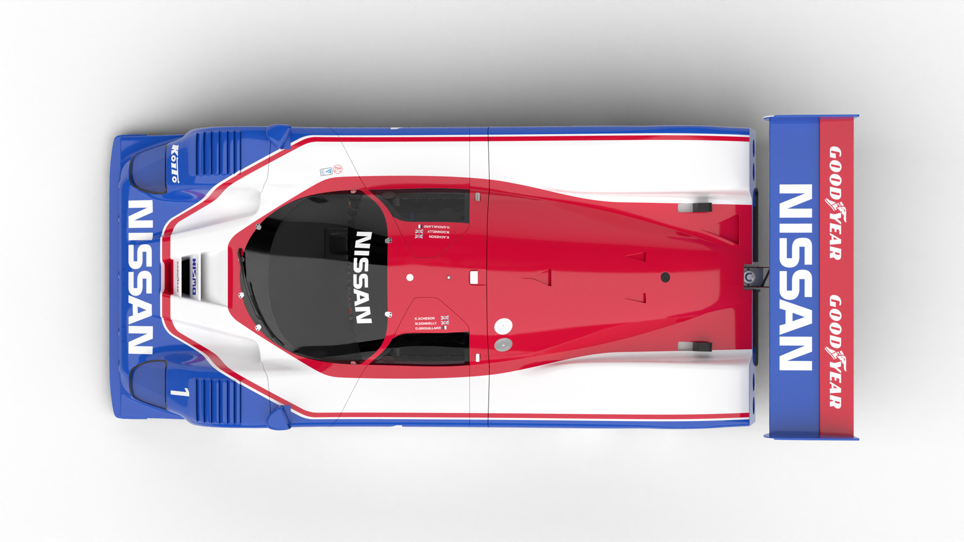 Nissan R90CK Le Mans Racing 1990 3d model 3D model_5