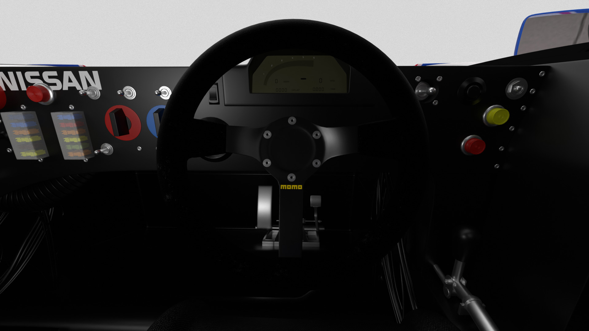 Nissan R90CK Le Mans Racing 1990 3d model 3D model_17