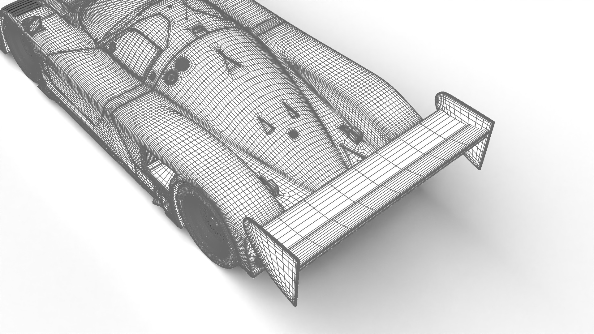 Nissan R90CK Le Mans Racing 1990 3d model 3D model_40