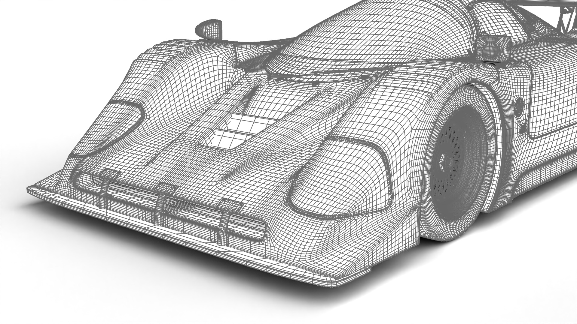 Nissan R90CK Le Mans Racing 1990 3d model 3D model_33