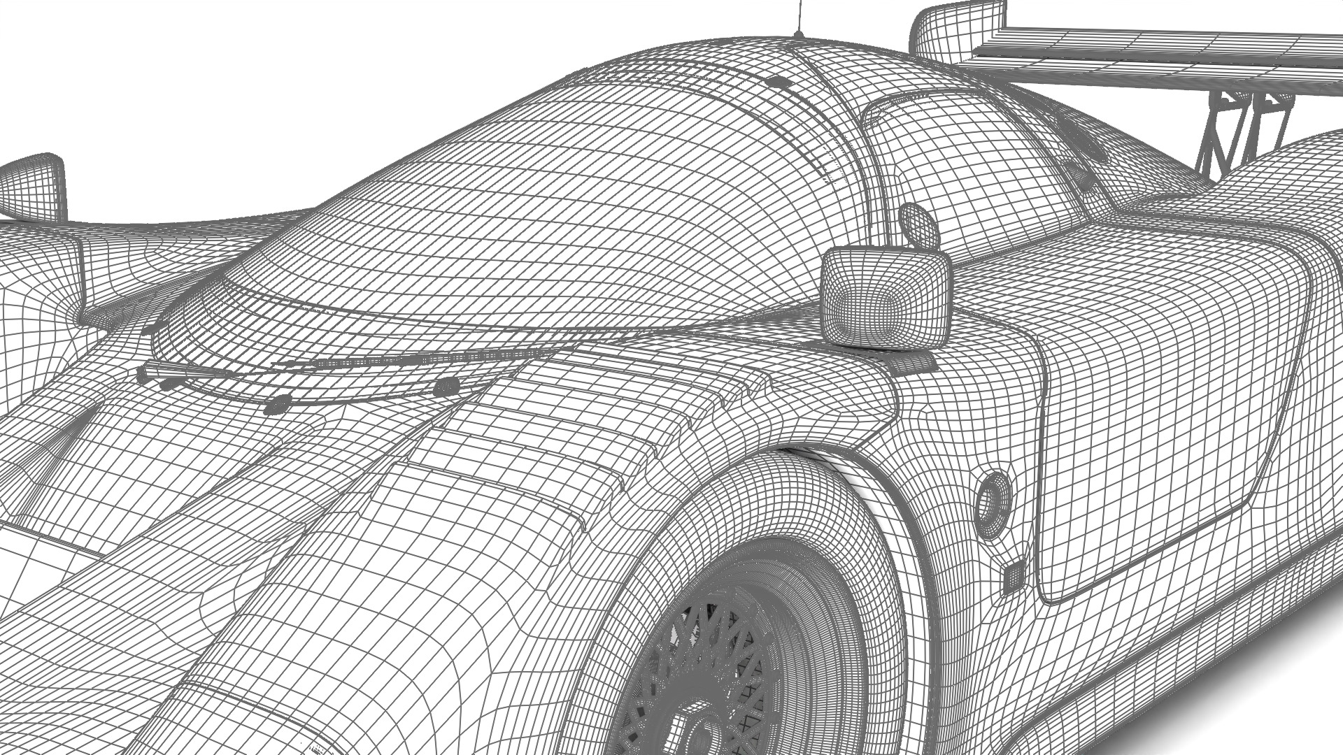 Nissan R90CK Le Mans Racing 1990 3d model 3D model_49