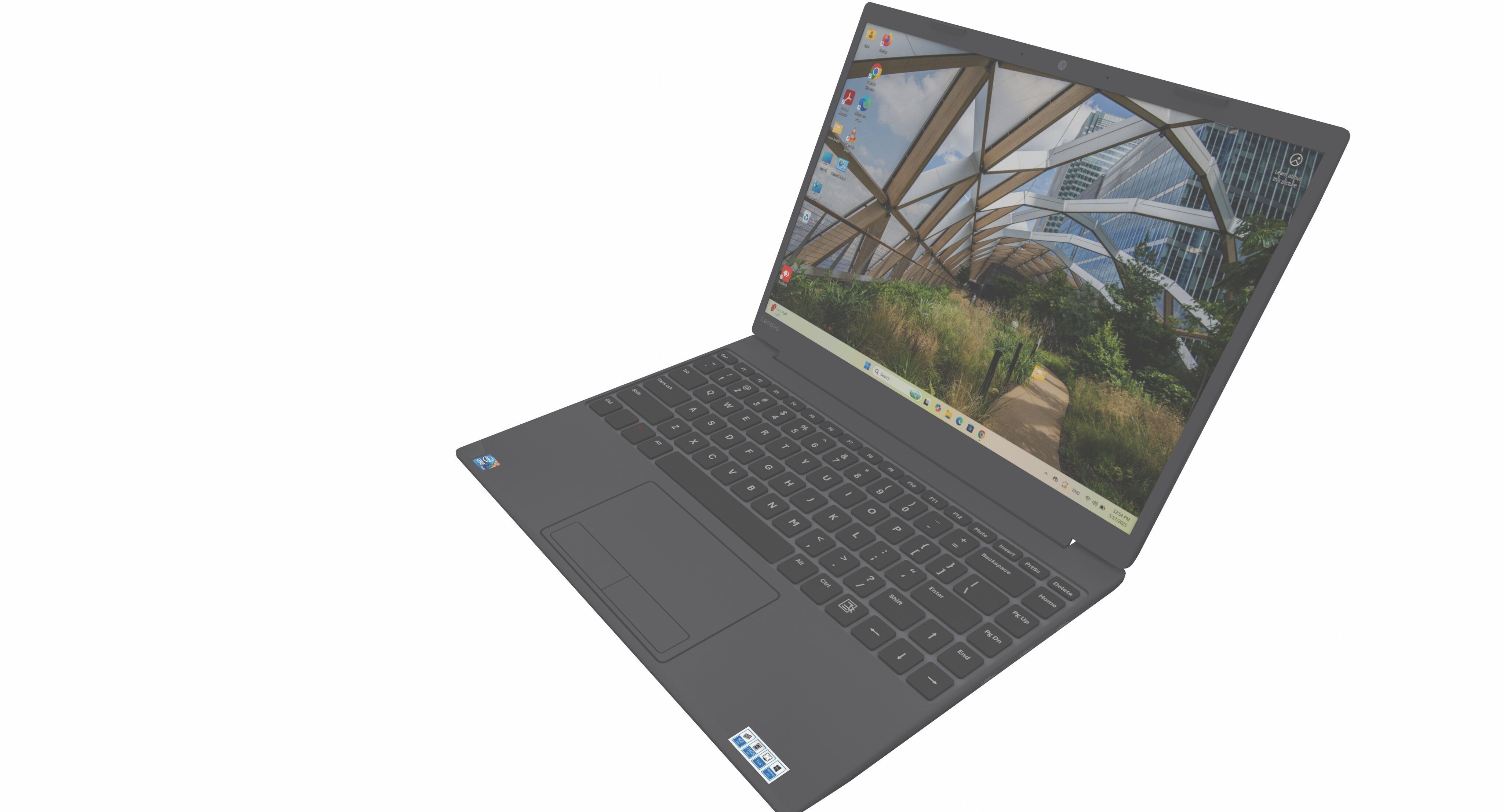 Realistic 3d model of Lenovo Low-poly 3D model_3