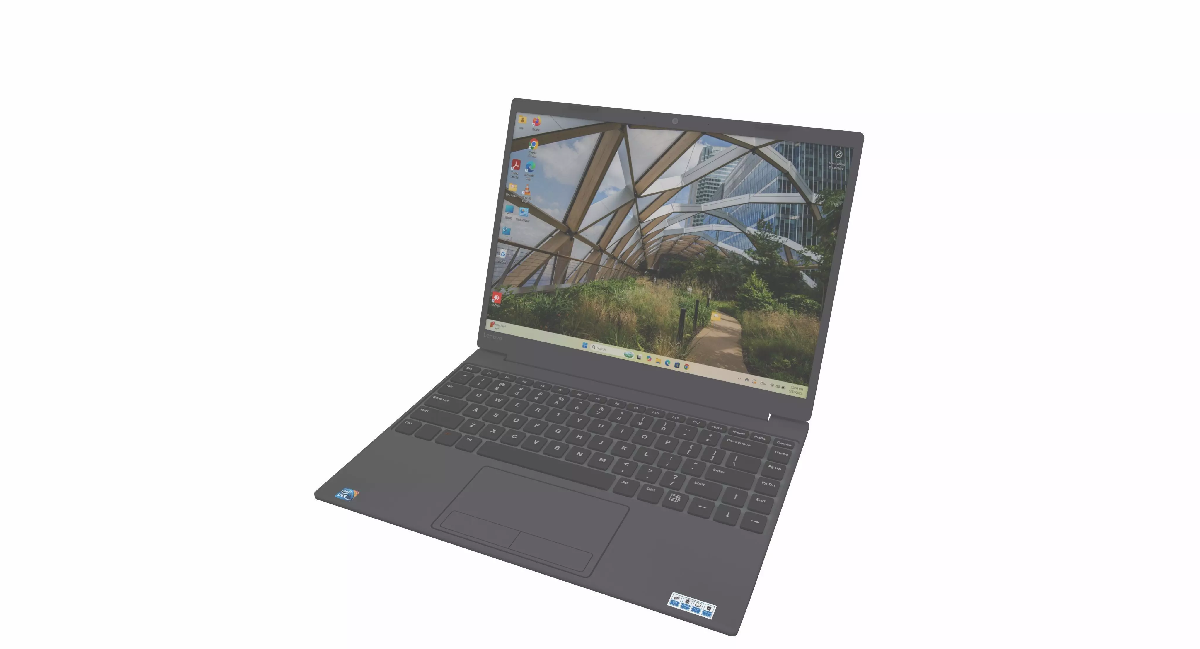 Realistic 3d model of Lenovo Low-poly 3D model_0