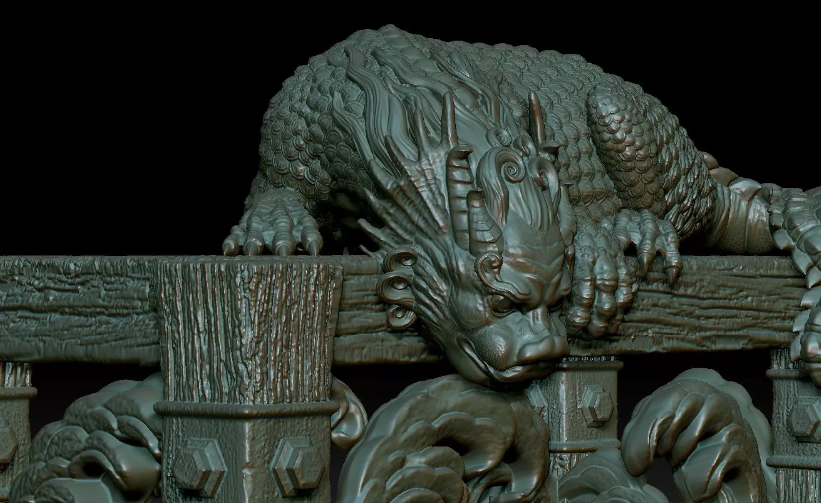 Dragon King Beast Tamer of the Waves 3D print model_0