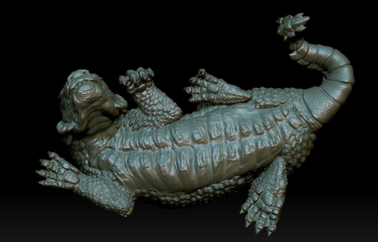 Dragon King Beast Tamer of the Waves 3D print model_6