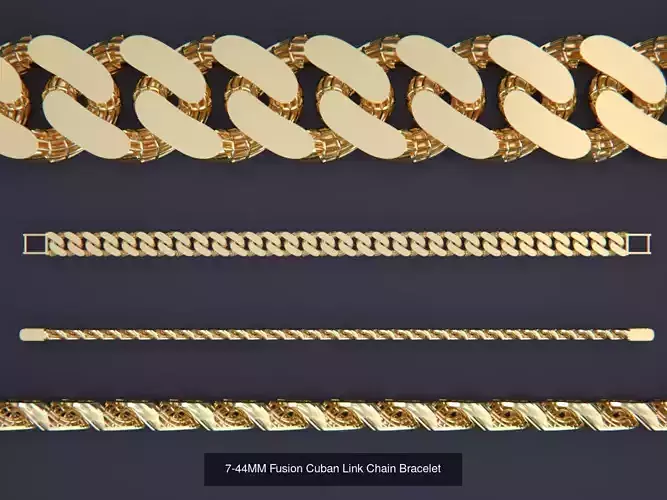 Cuban Link Chain Bracelet collection with discount