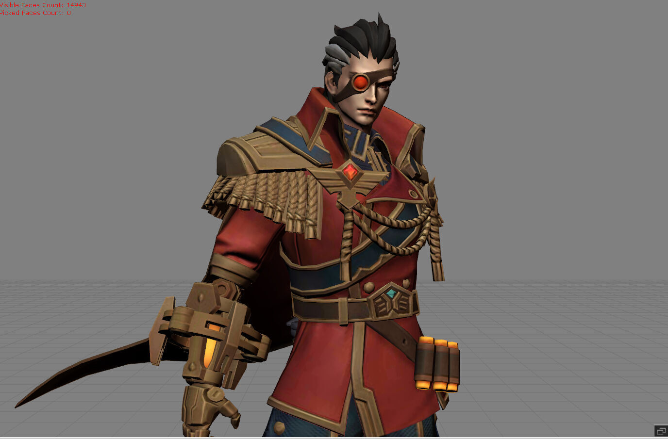 Vale Dictator Low-poly 3D model_2