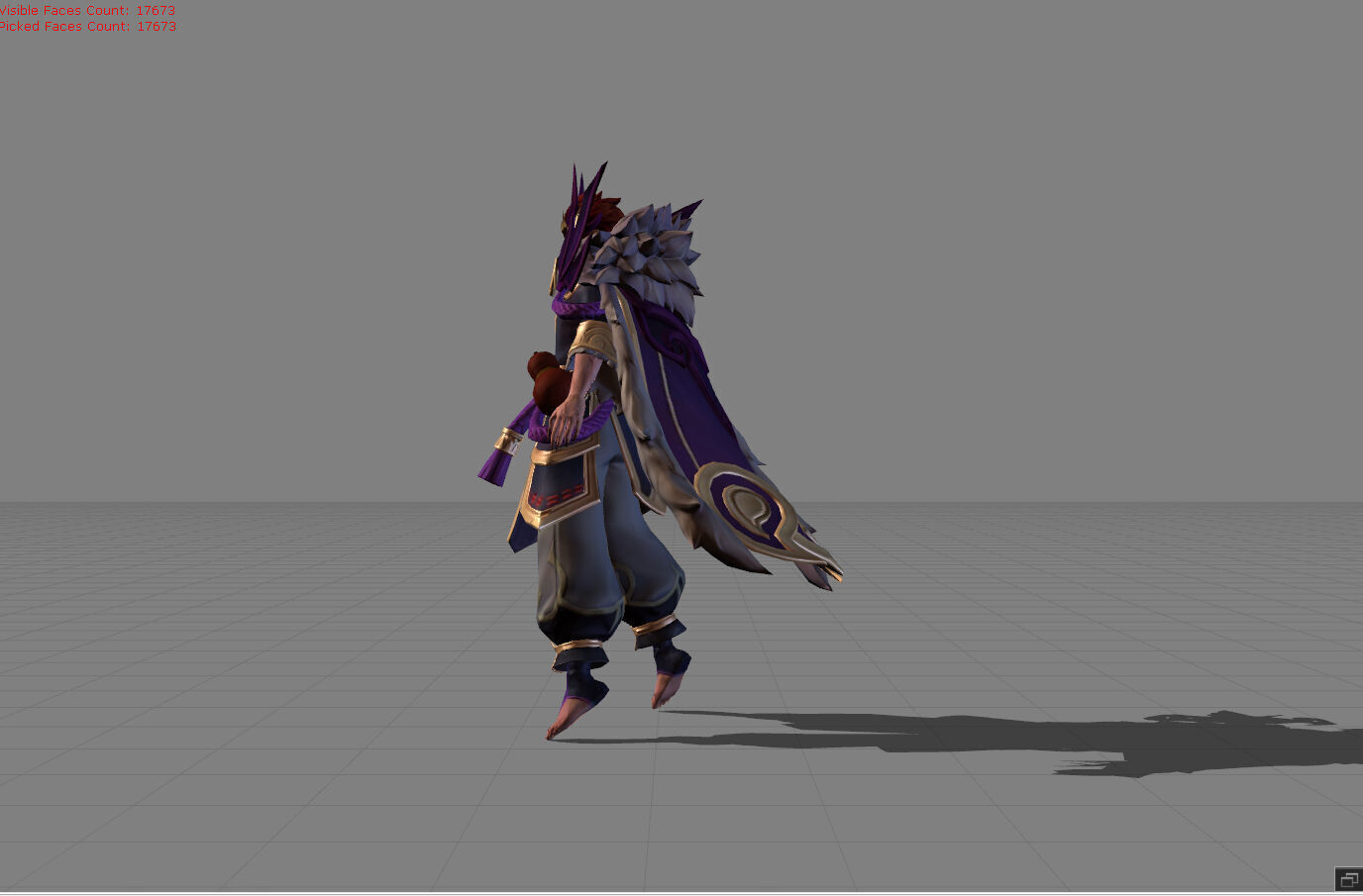Valir Demonlord Low-poly 3D model_4