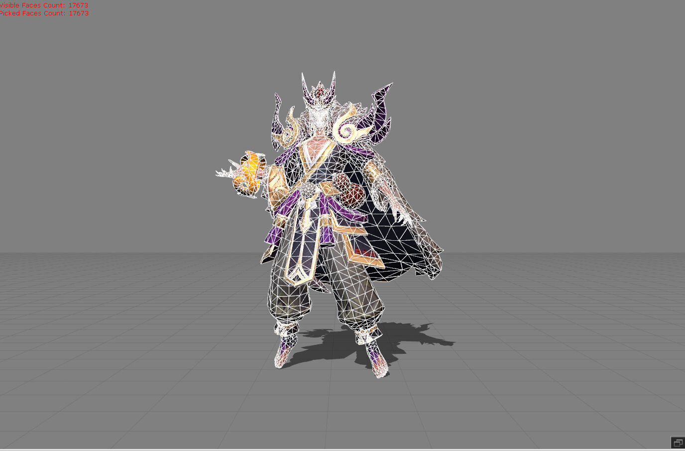 Valir Demonlord Low-poly 3D model_6