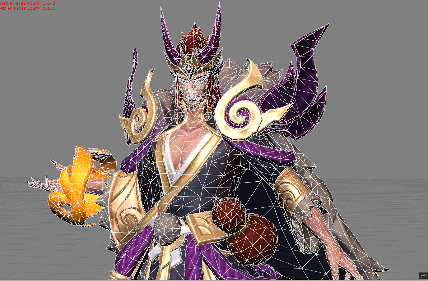 Valir Demonlord Low-poly 3D model_1