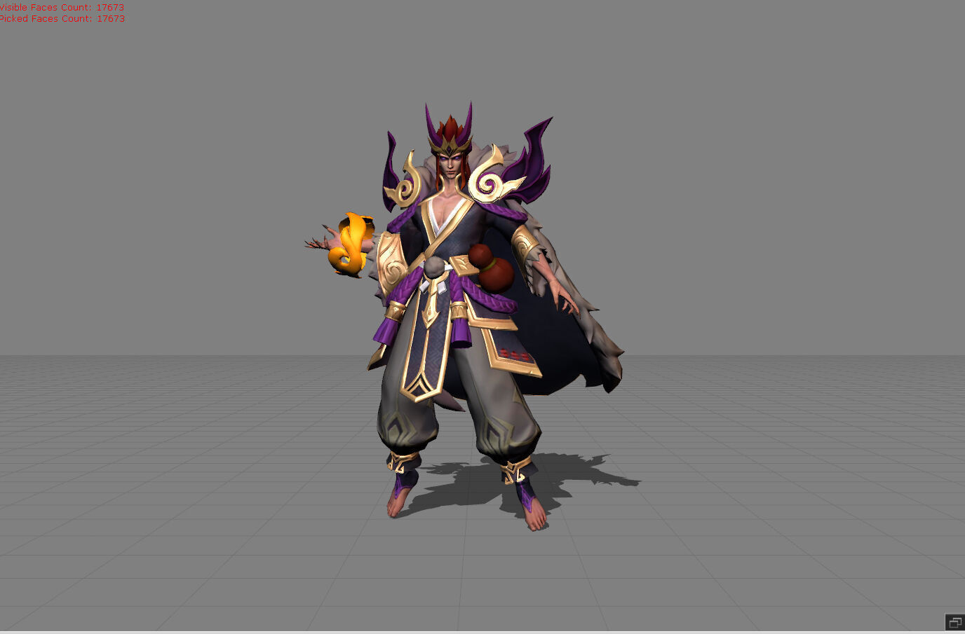 Valir Demonlord Low-poly 3D model_2