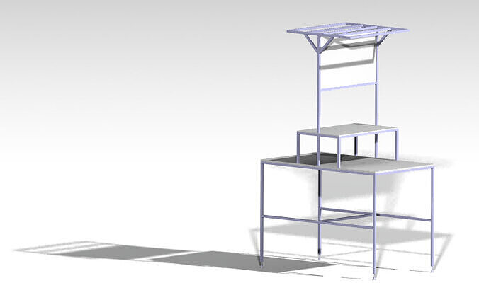 industrial workstation v1 Free 3D model