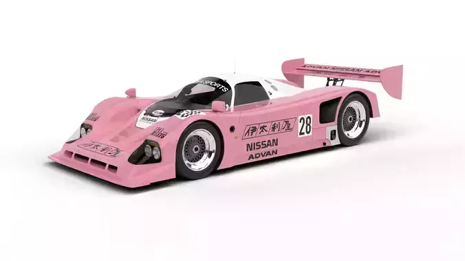 Nissan R90CK Italya Team Racing 1990 3d model 3D model